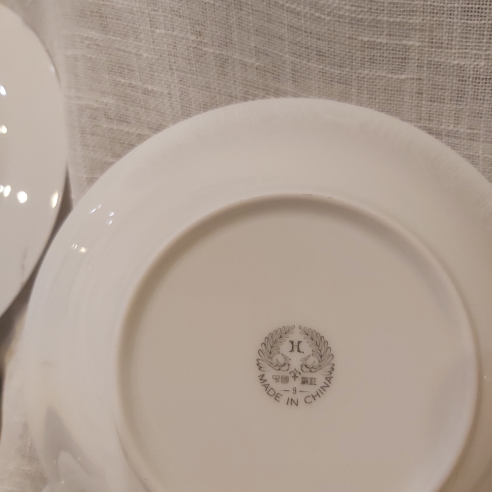 Dynasty Fine China  Plates In The Rapture Pattern